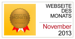 Webseite des Monats November 2013